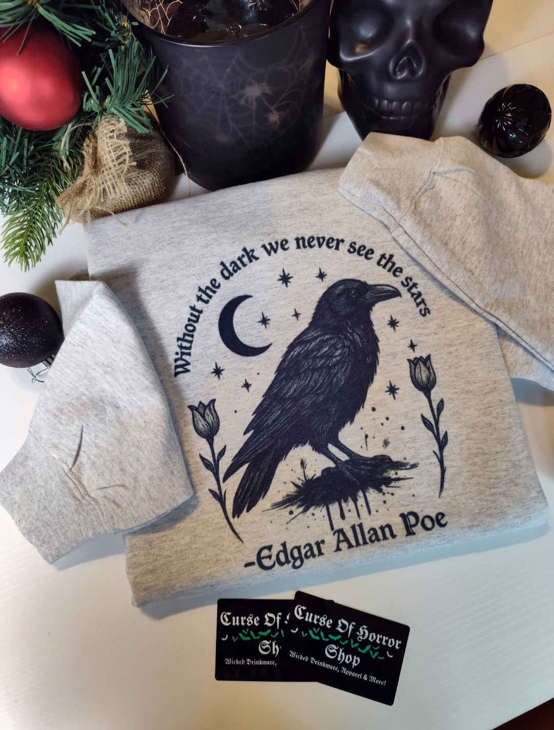 Dark Aesthetic CrewNeck Sweater 🐦‍⬛