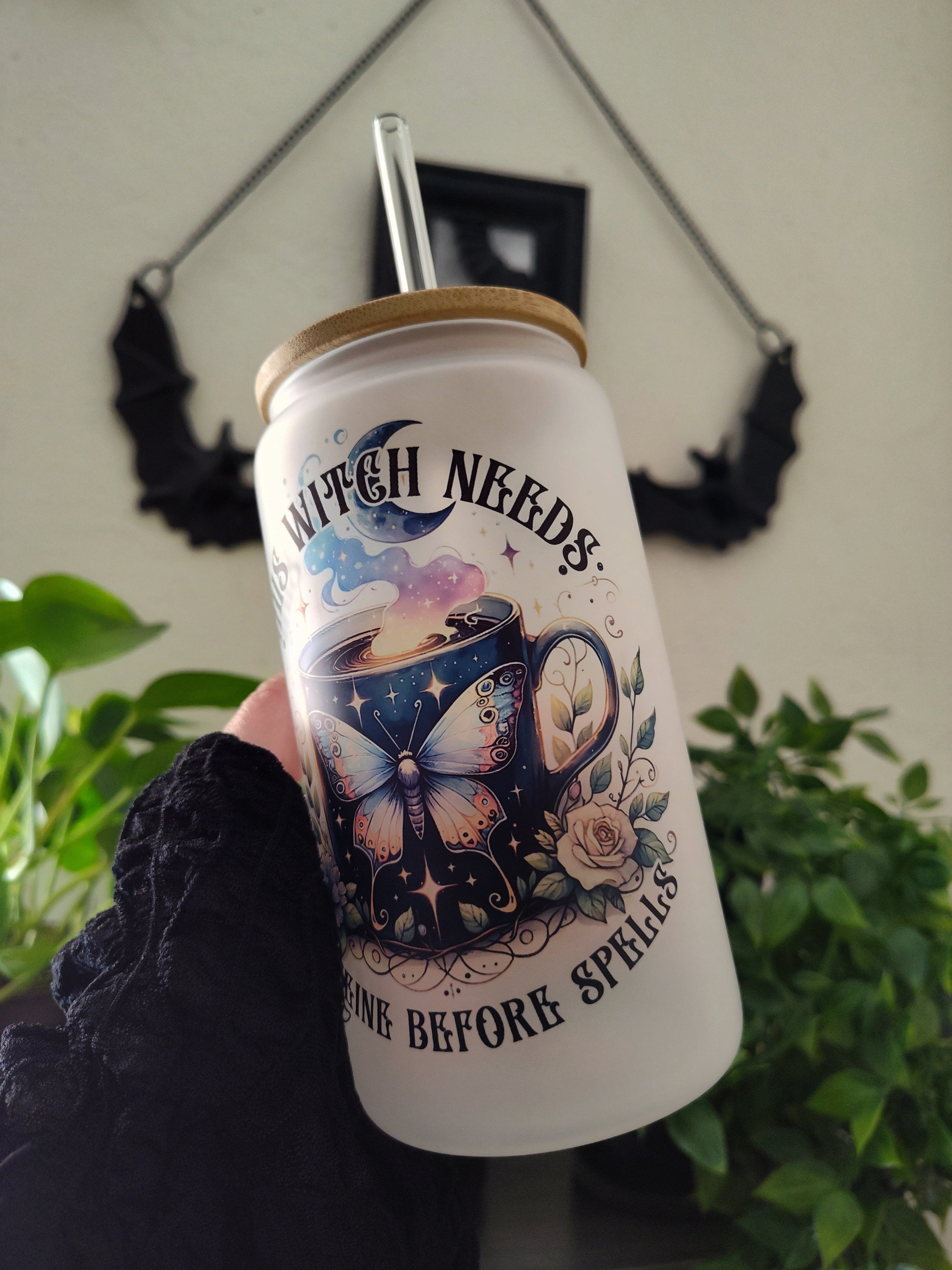 Witch Brew 🦋 | 16oz Glass Cup