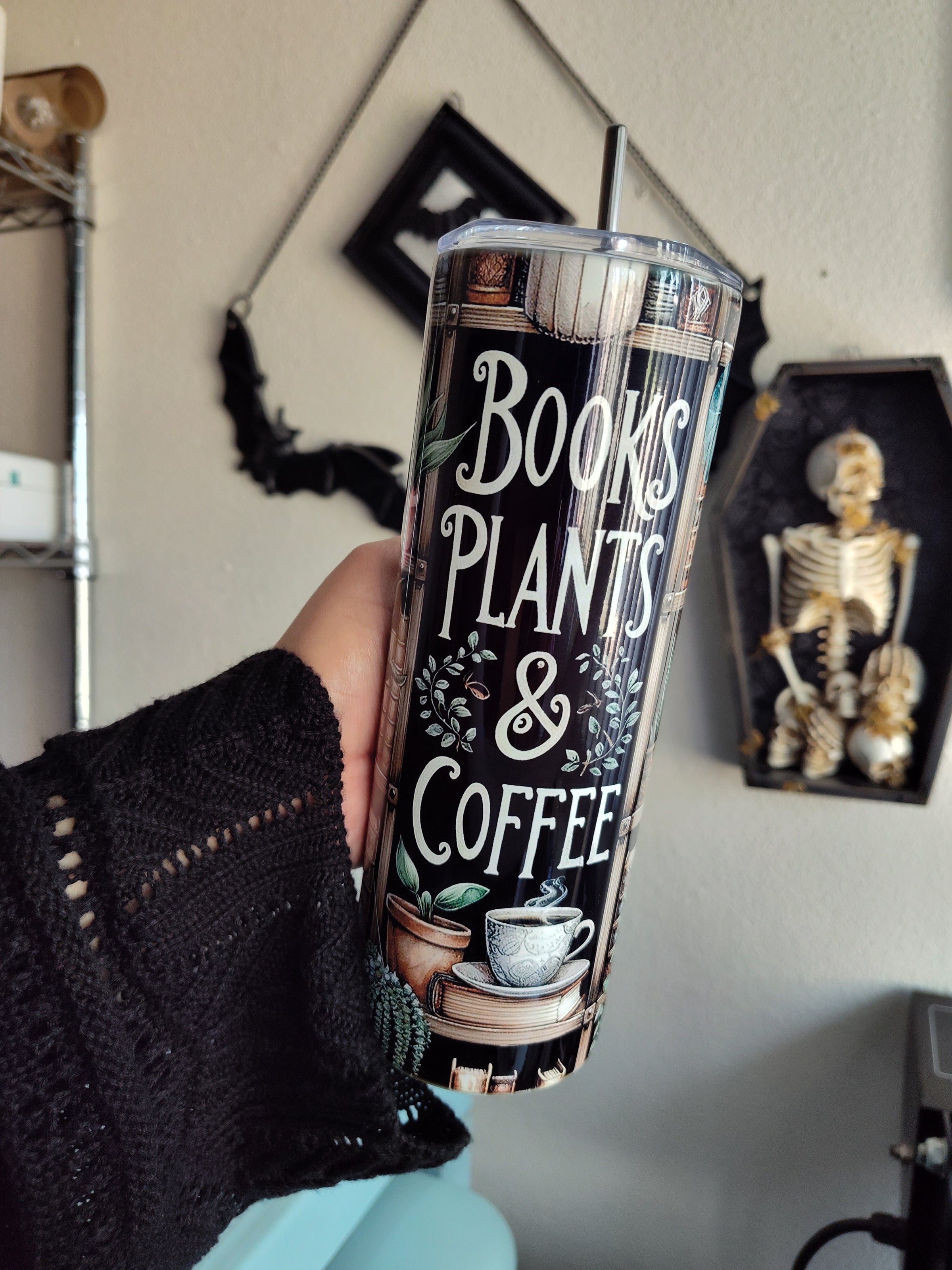 Books , Plants & Coffee | 20oz Tumbler