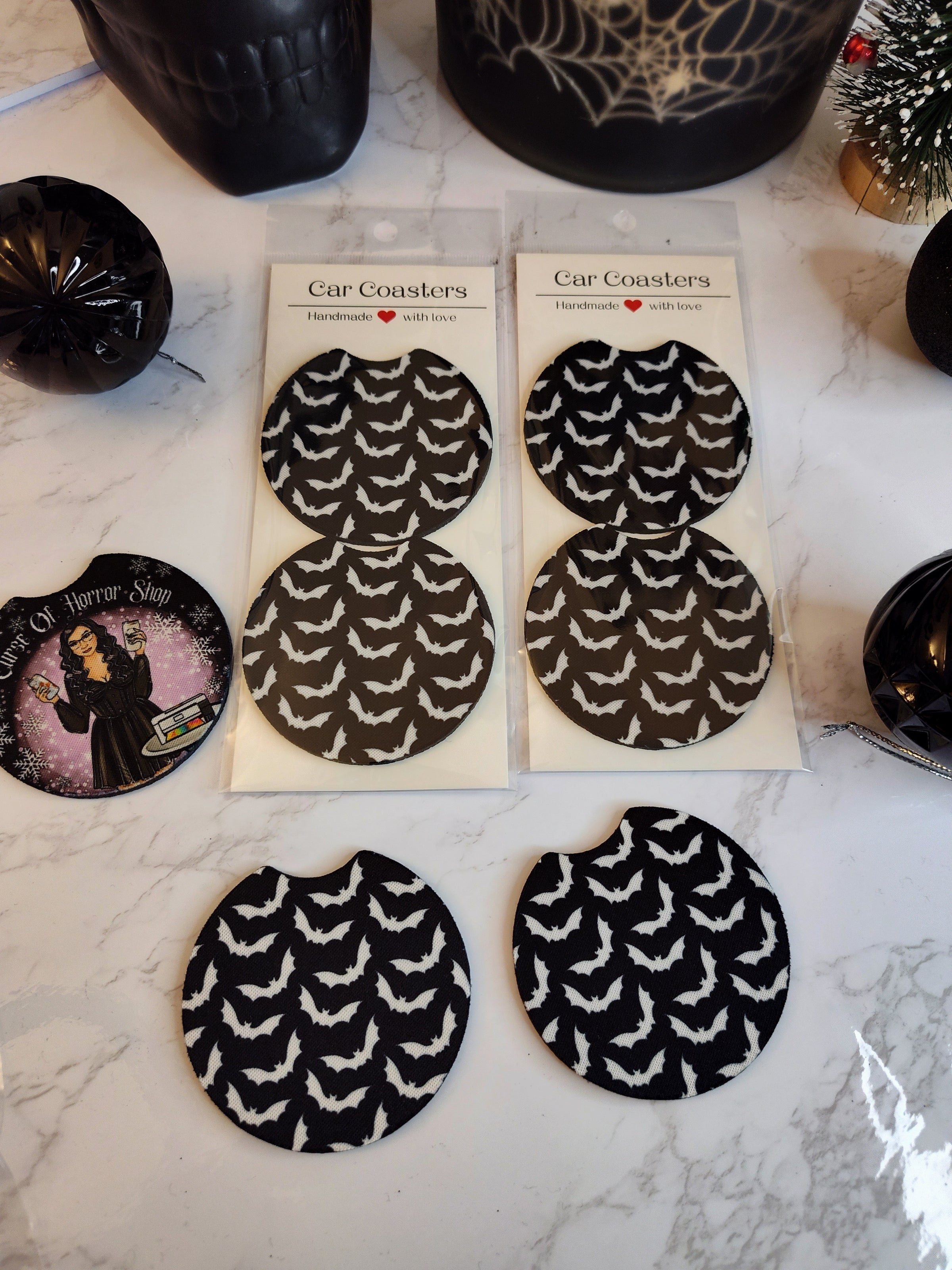 Batty Car Coaster Set