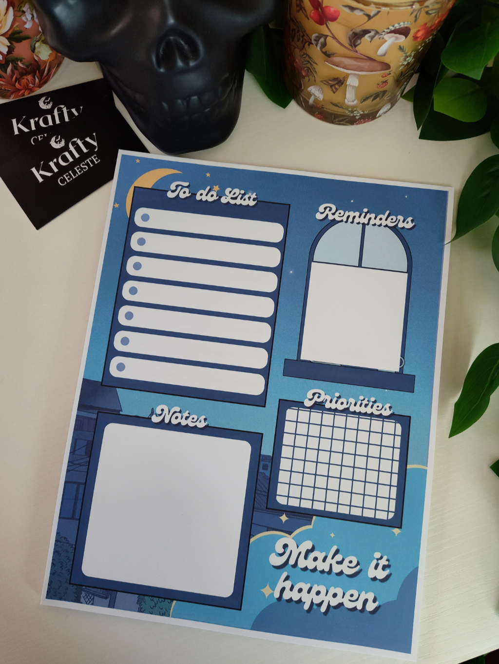 Blue To Do List 🌙✨ | Note Pad