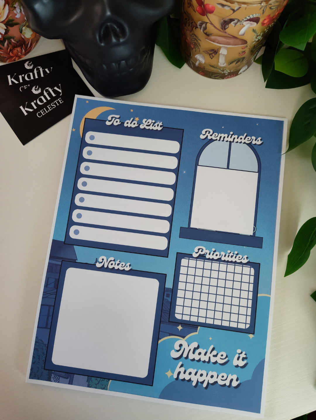 Blue To Do List 🌙✨ | Note Pad