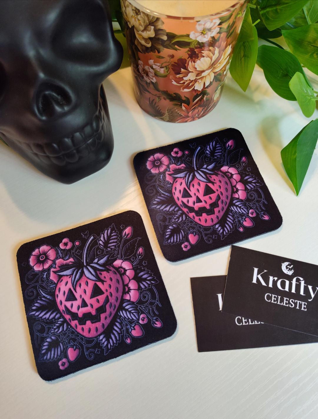 Summerween Berry | Cup  Coaster