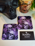 Dark Floral | Cup Coaster