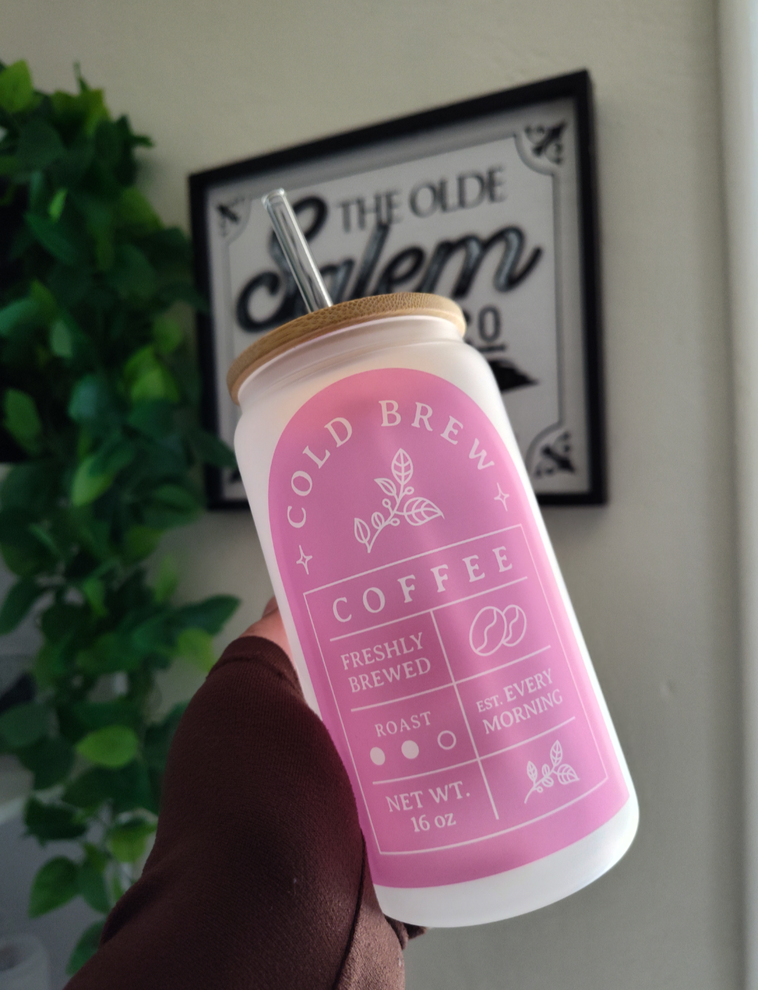 Cold Brew | 16oz Glass Cup