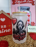 Horror 16oz Glass Cup