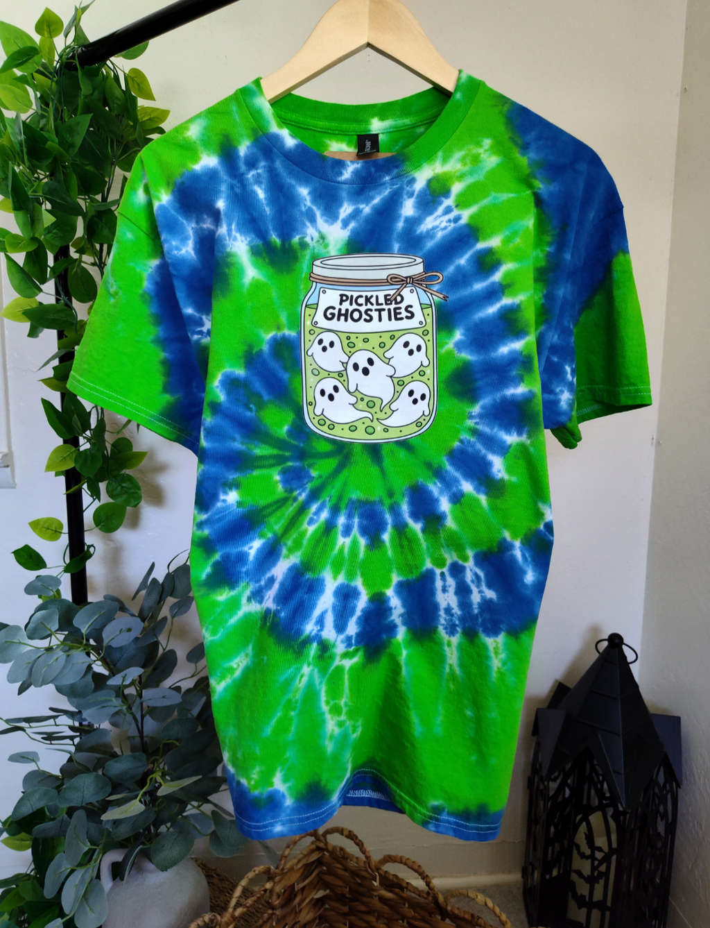 Pickled Ghosties Tie Dye | Adult Unisex Tshirt