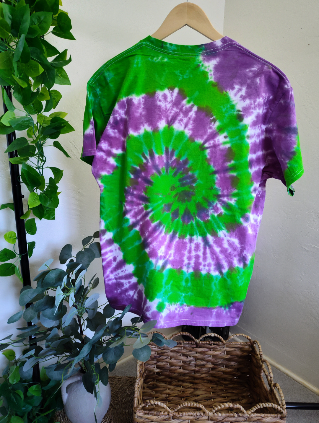 Green Apple Grape Spiral| Tie Dye Adult Unisex Tshirt
