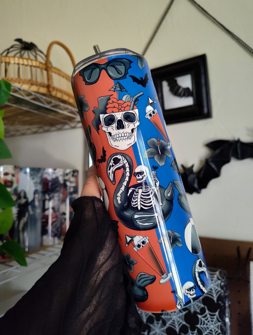 Summerween Skellie 💀☀️ | 20oz Tumbler
