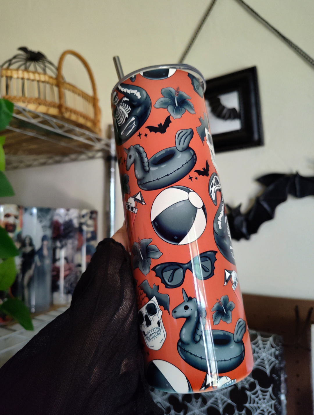 Summerween Skellie 💀☀️ | 20oz Tumbler