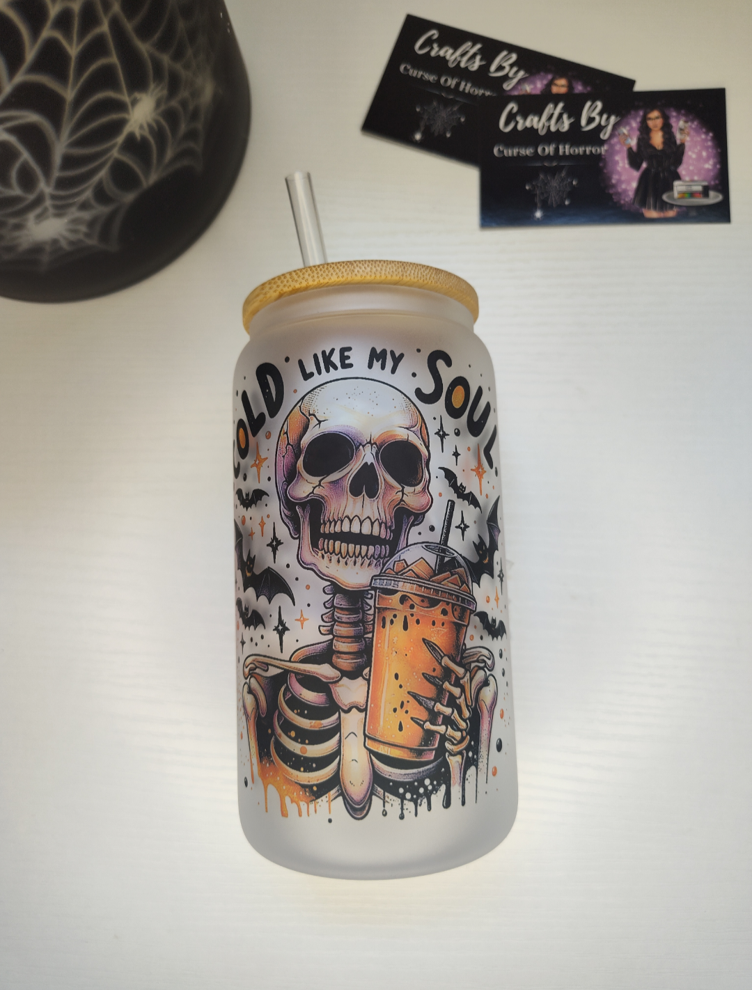 Cold Brew Skellie| 16oz Glass Cup