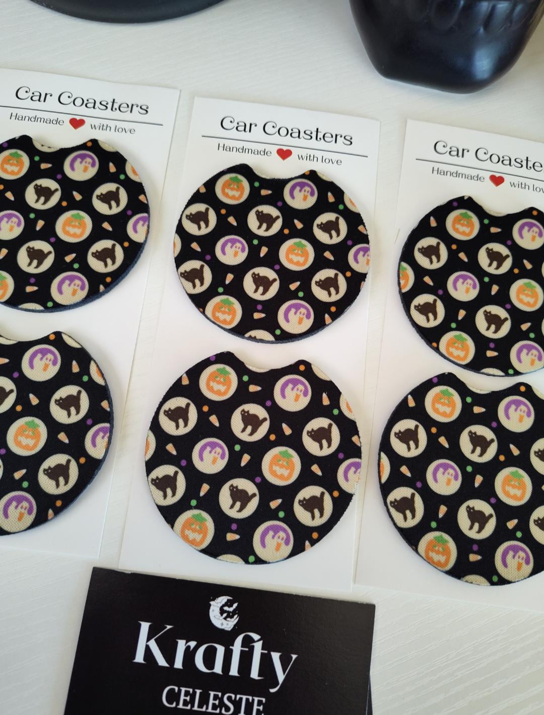 Halloween Sugar Cookies | Car Coaster