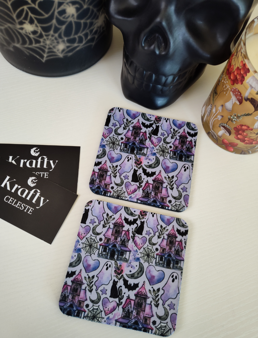 Haunted House | Cup Coaster