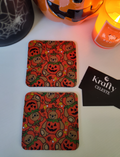 Trick Or Treat Teddy| Cup Coaster Set