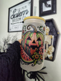 Mel-o-lantern 🍉 | 16oz Glass Cup  ✨Cup Of The Day ✨