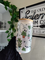 Gardening Ghost 🌿 | 16oz Glass Cup