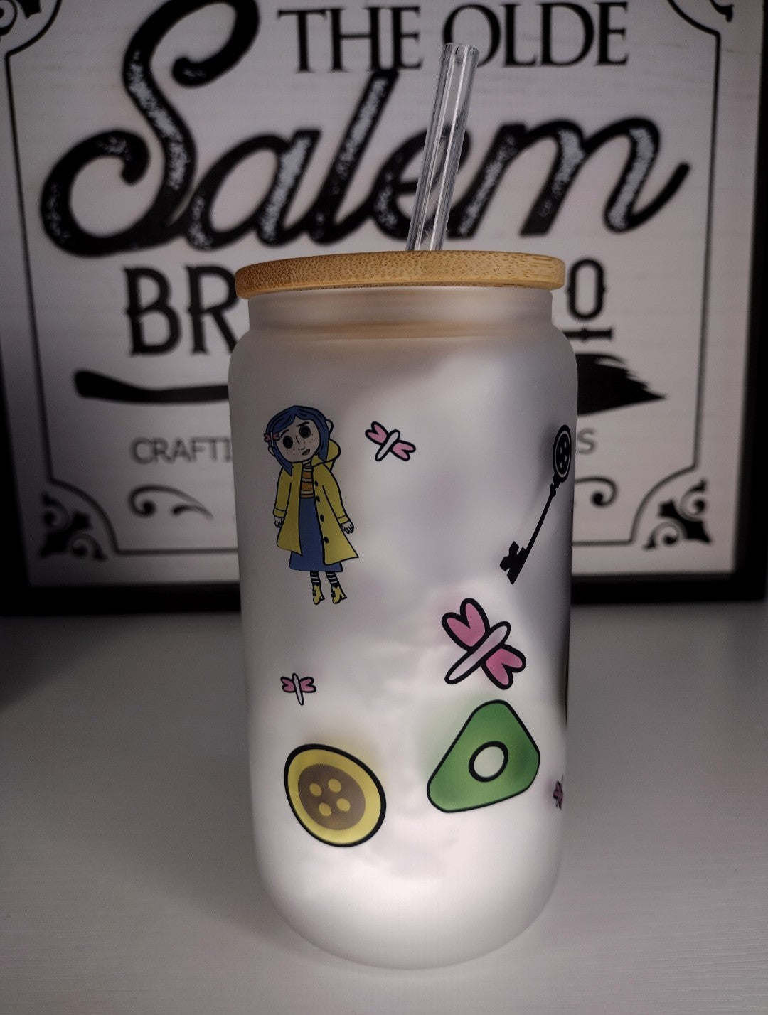 Coraline | 16oz Glass Cup