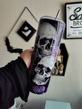 Dark Floral Skulls | 20oz Tumbler