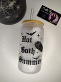 Hot Goth Summer 🥀 | 16oz Glass Cup