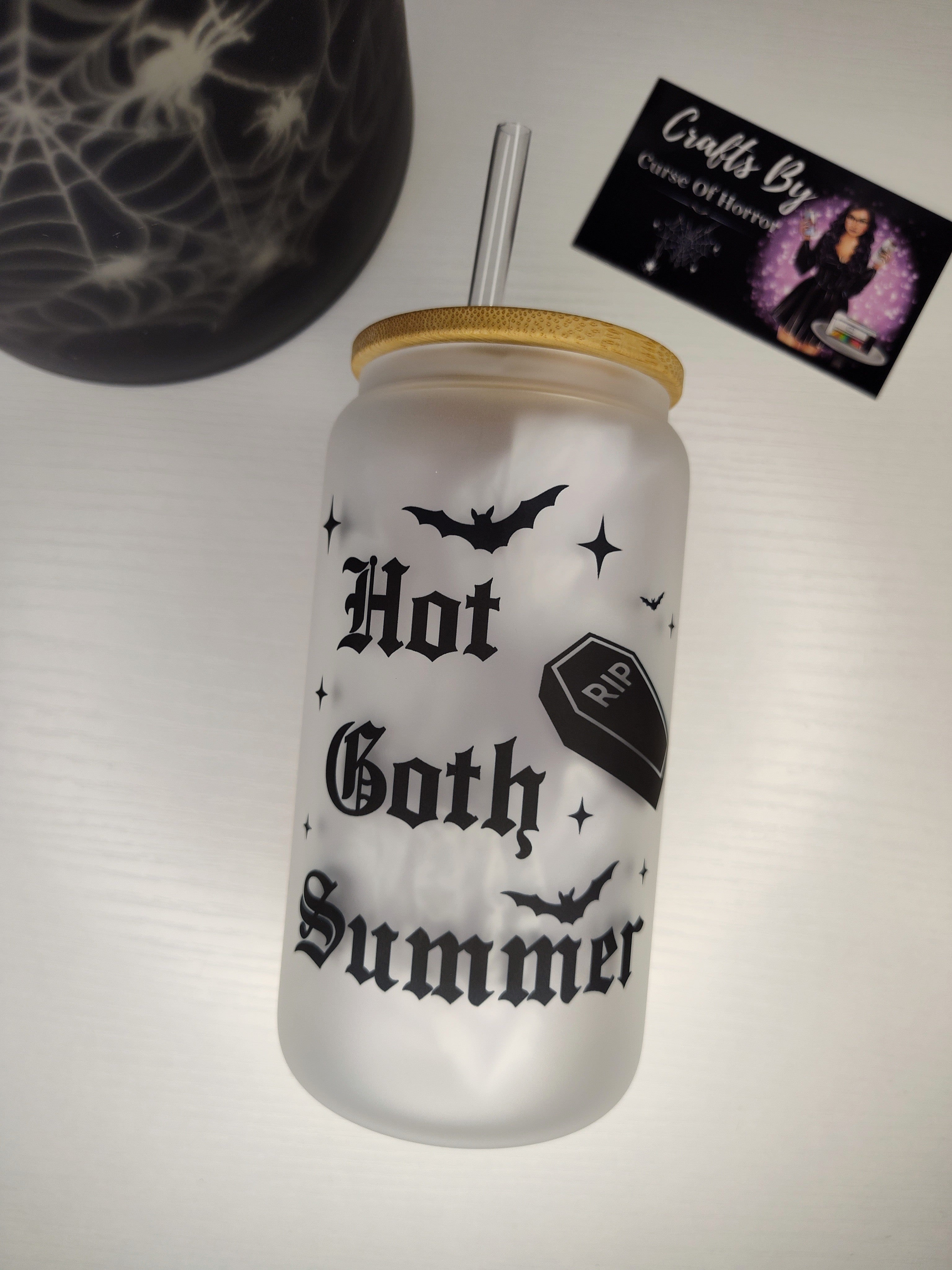 Hot Goth Summer 🥀 | 16oz Glass Cup
