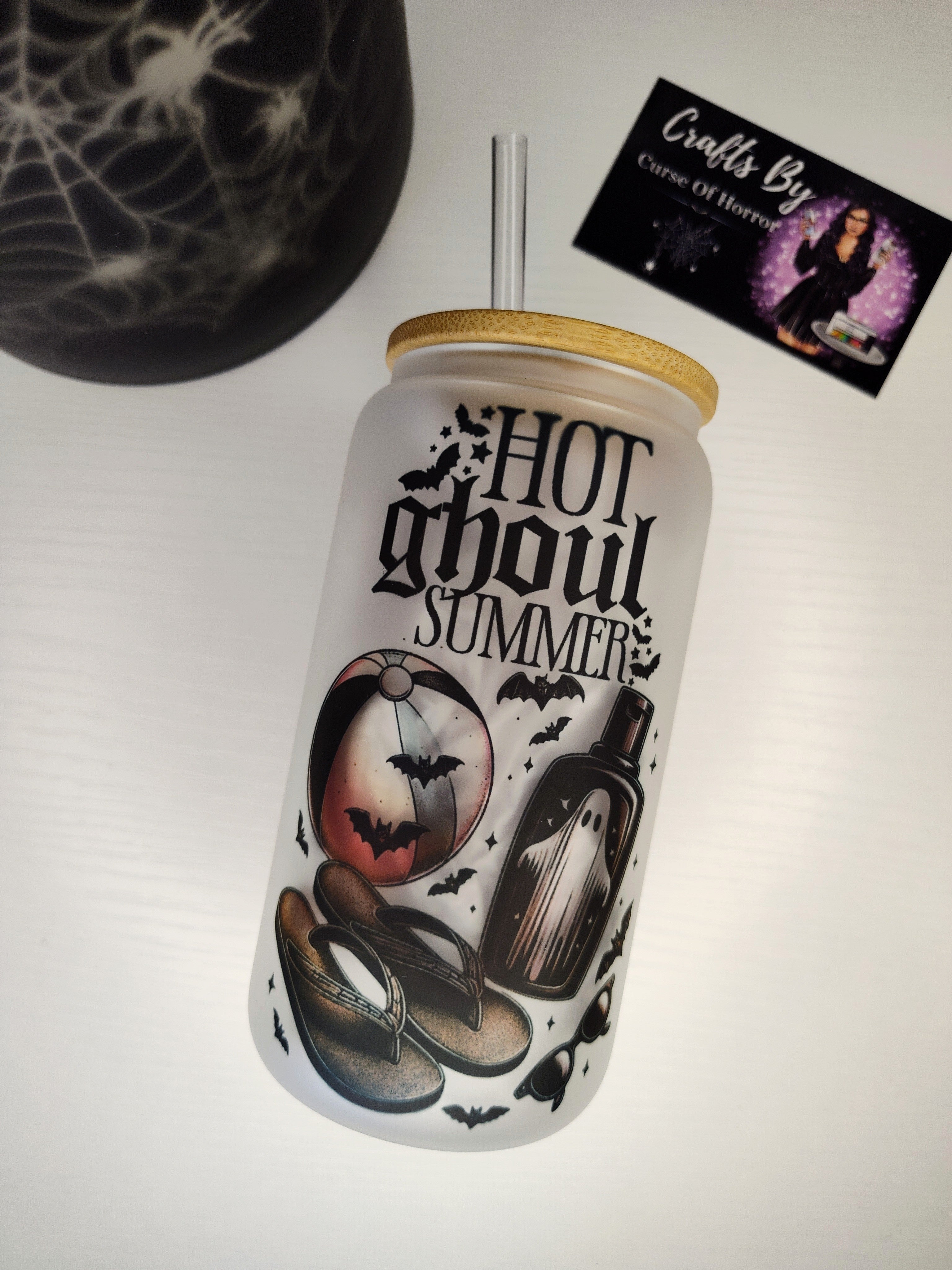 Hot Ghoul Summer 🏖️ | 16oz Glass Cup