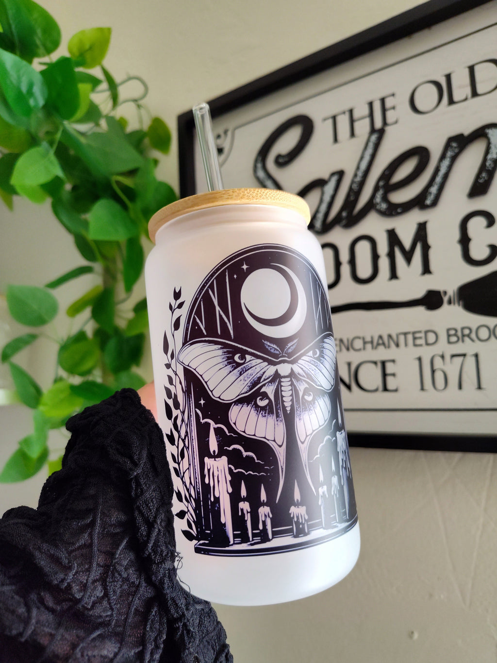Nocturnal Magic 🌙 | 16oz Glass Cup