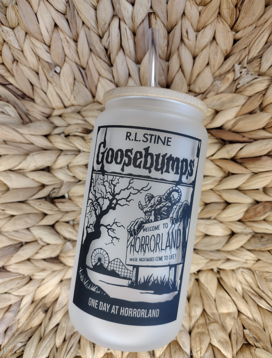 Horror Land🩸| 16oz Glass Cup