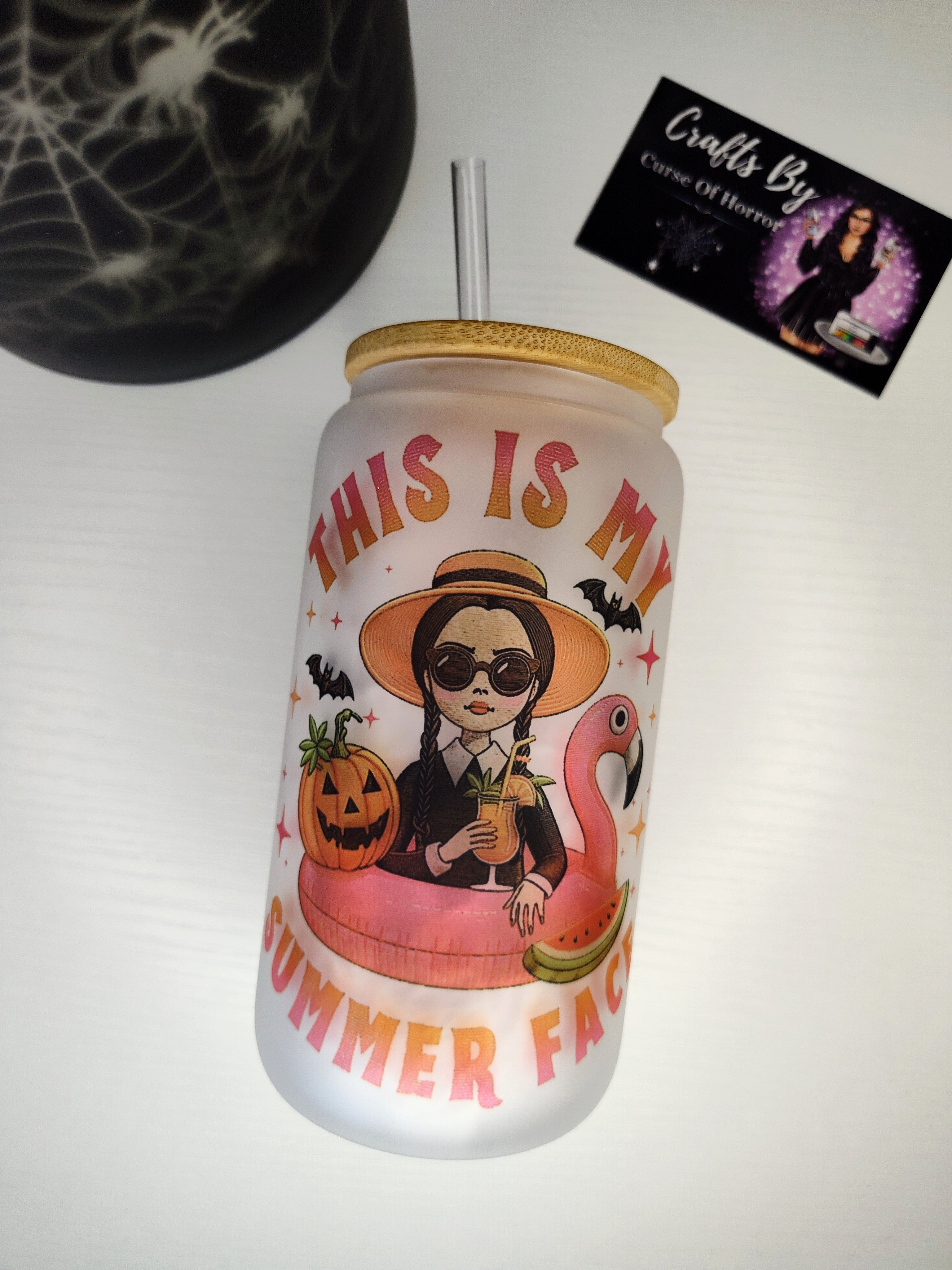 Summer Ghoul 🎃| 16oz Glass Cup